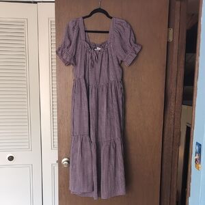 Madewell Purple Midi Dress